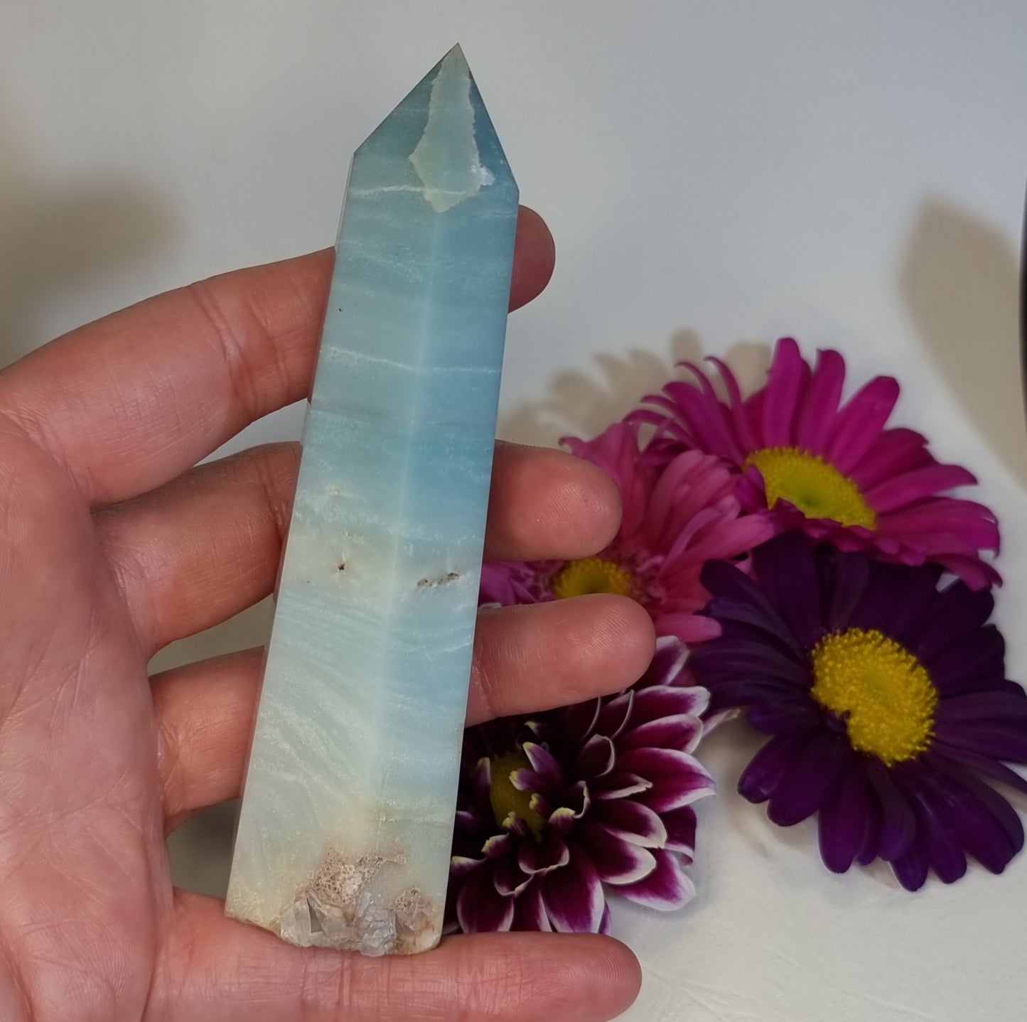 Obelisco Piedra Calcita Caribeña