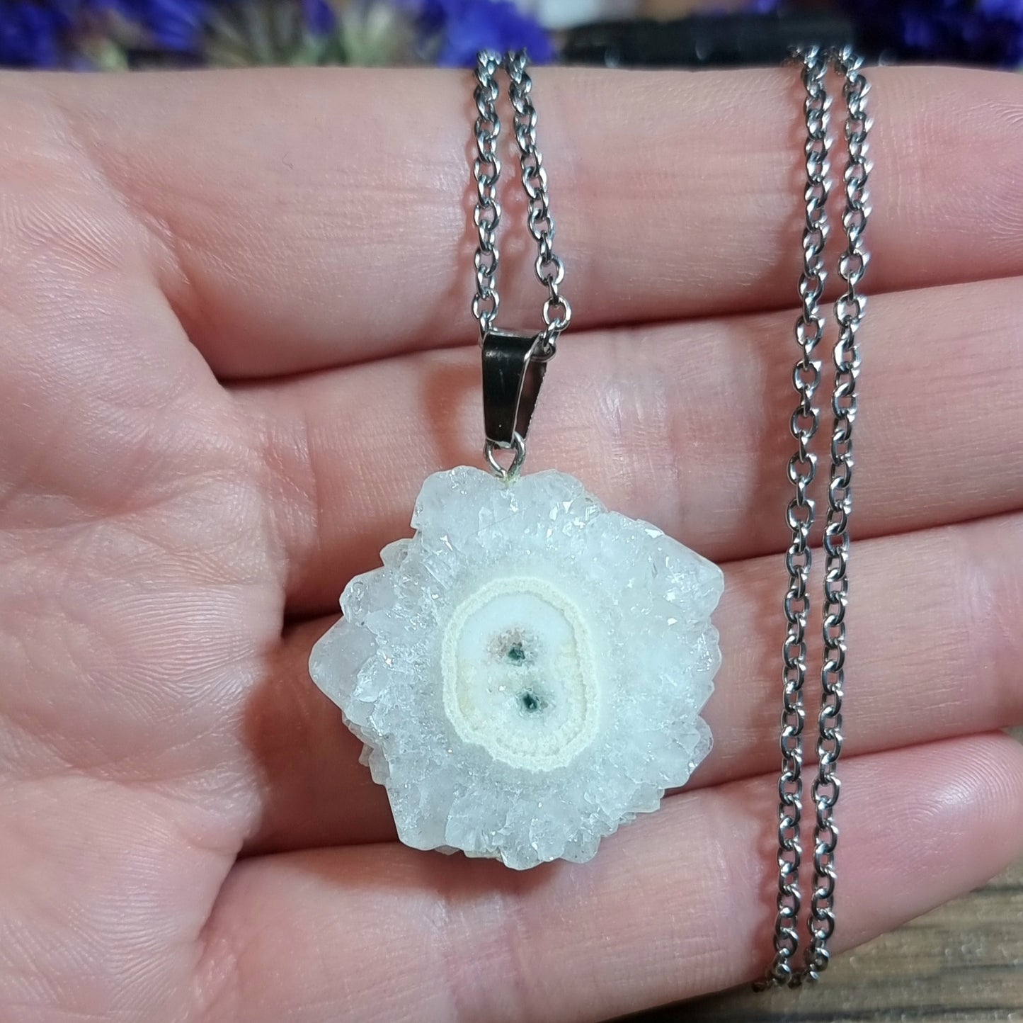 Collar Acero Quirúrgico Cuarzo Solar #3