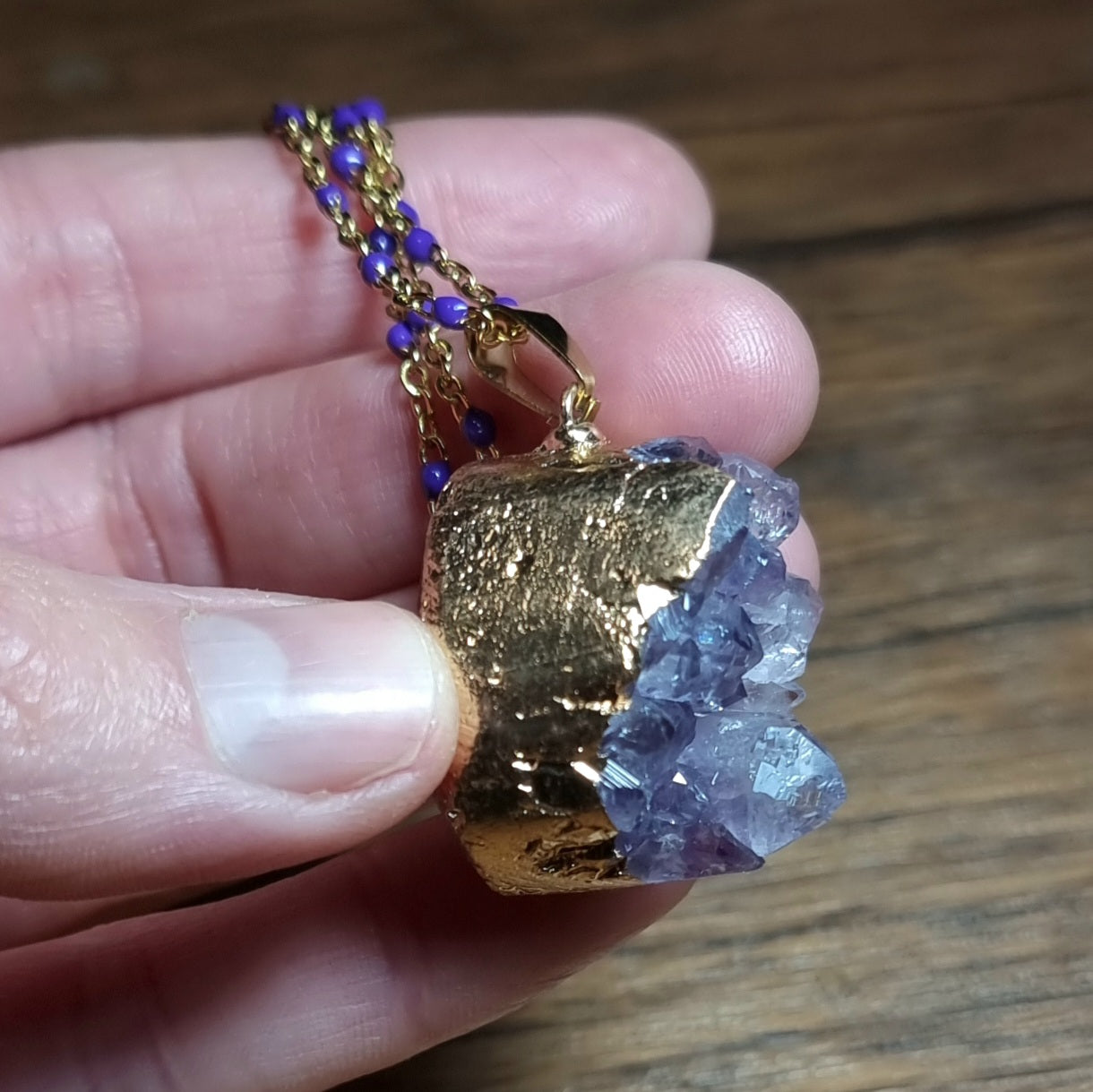 Collar Drusa de Amatista #3