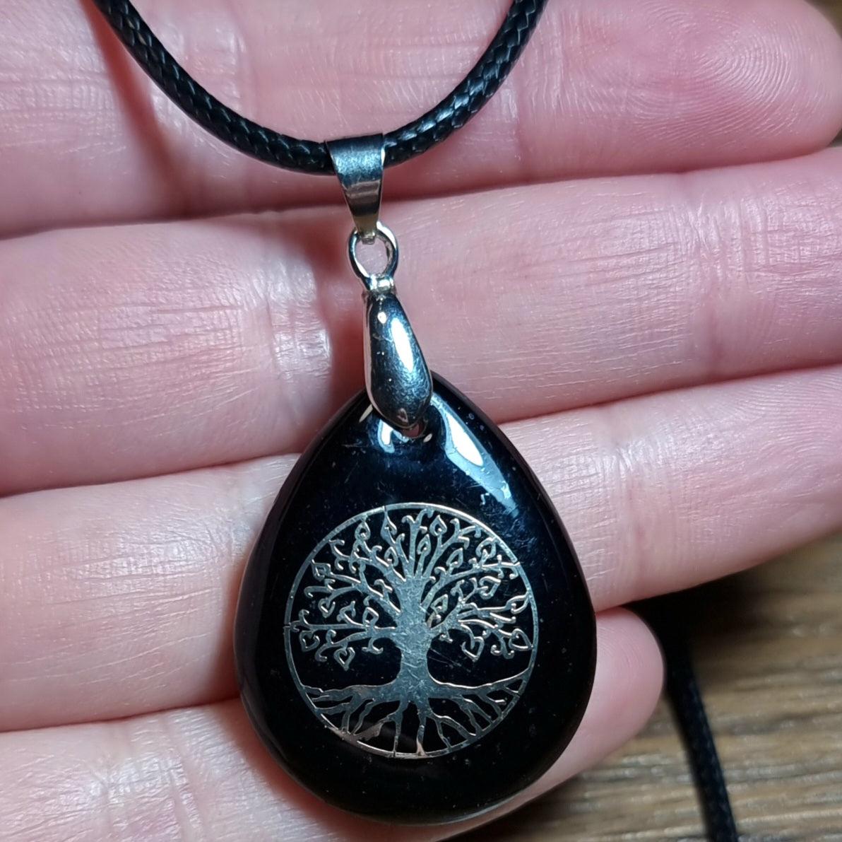 Collar Árbol de la Vida Piedra Ónix