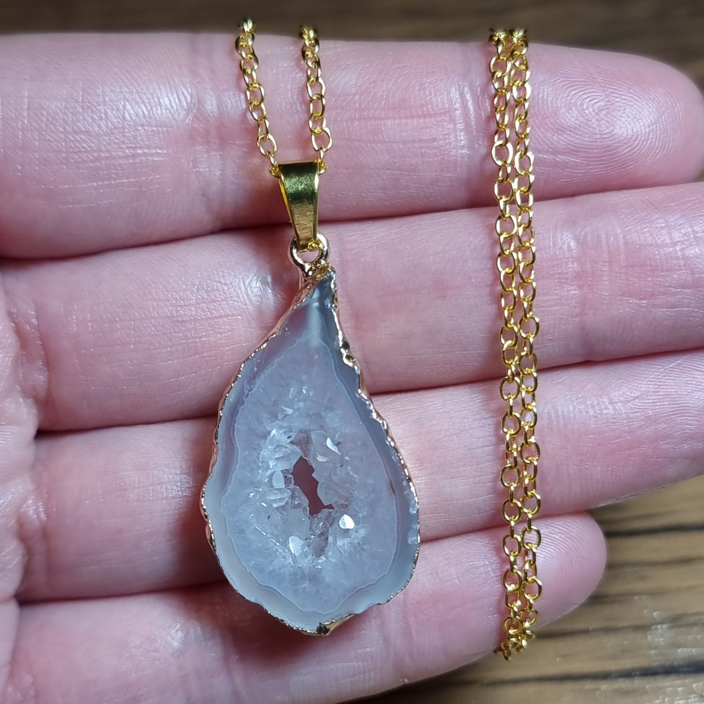 Collar Drusa de Ágata #3