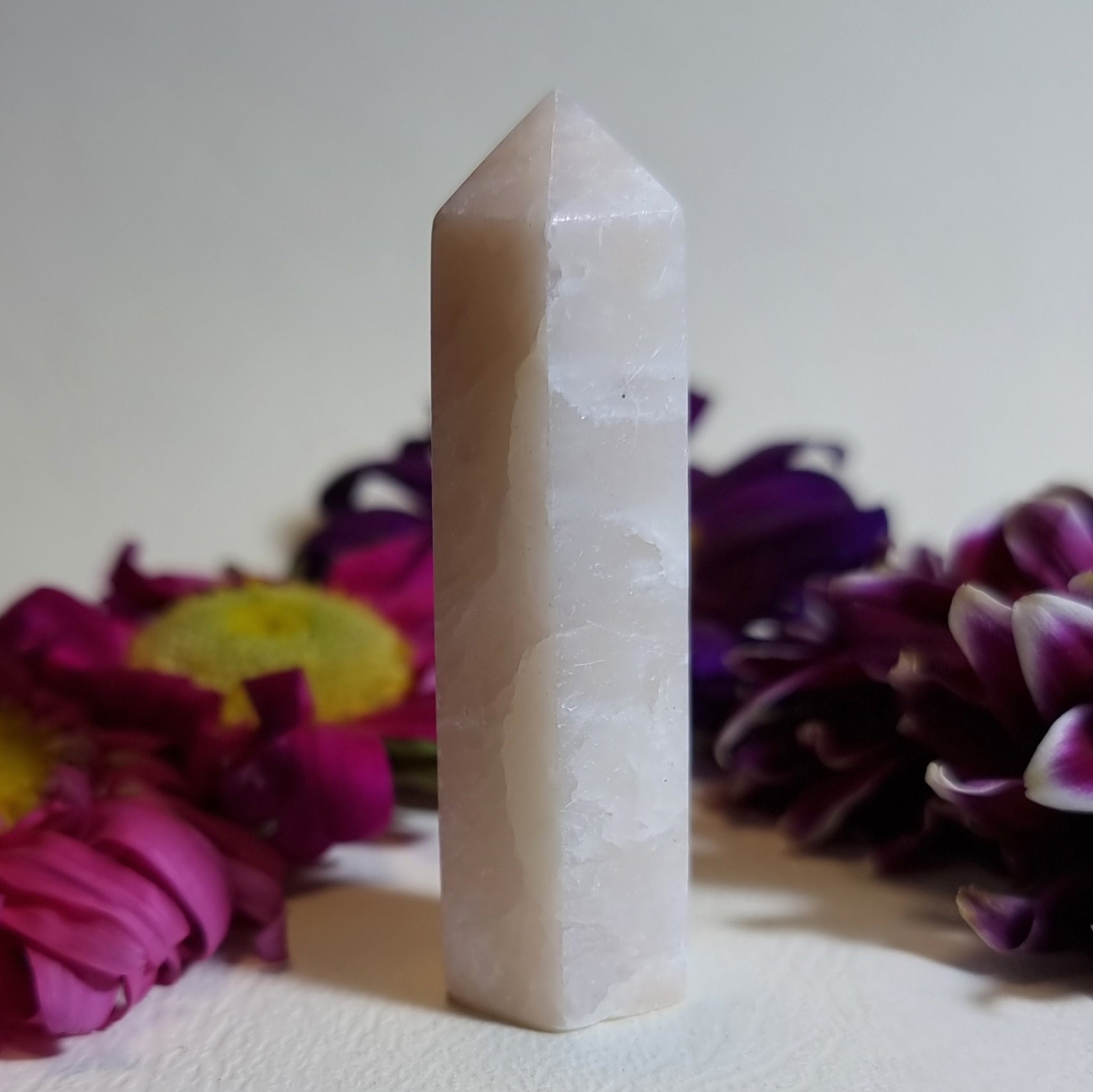 Obelisco Piedra Ópalo Rosado – Tienda Frida