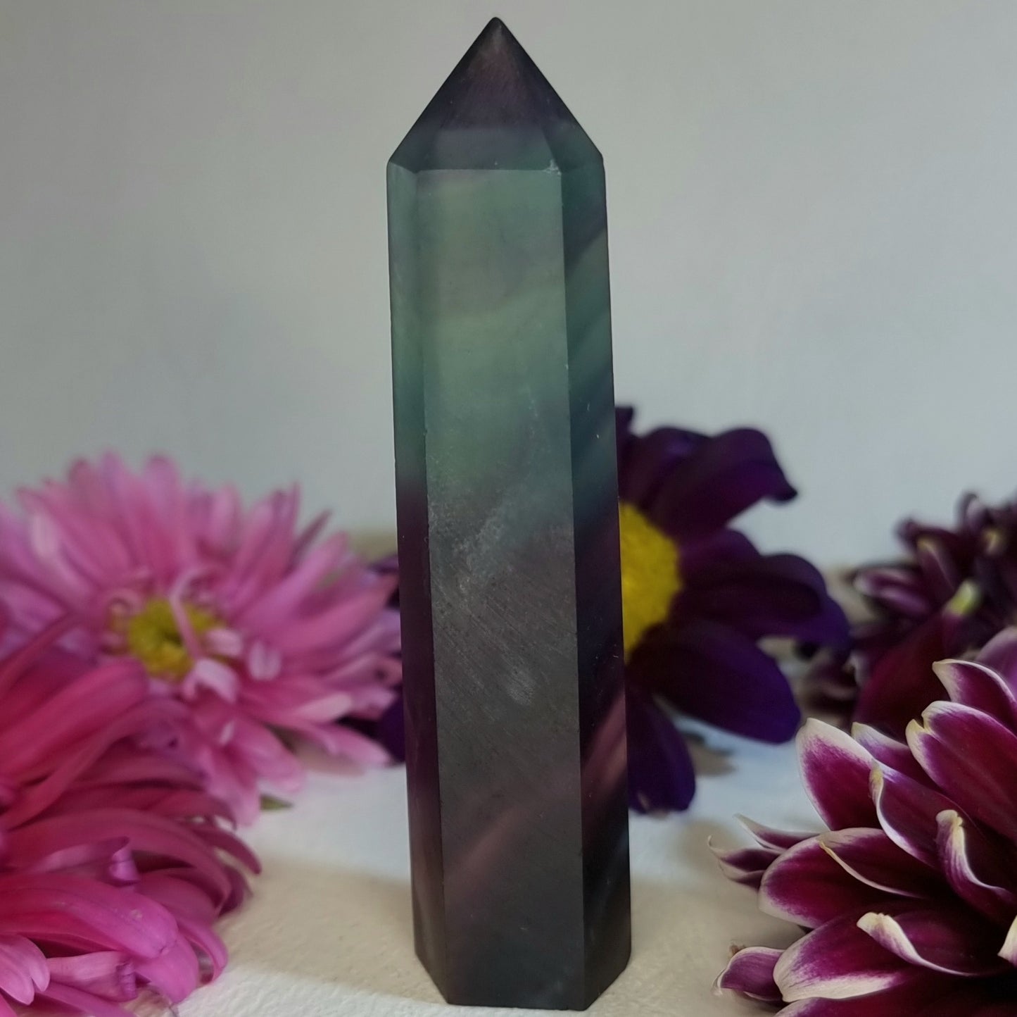 Obelisco Piedra Fluorita Arcoíris #2