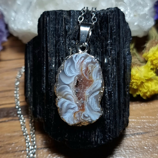 Collar Drusa de Ágata #1