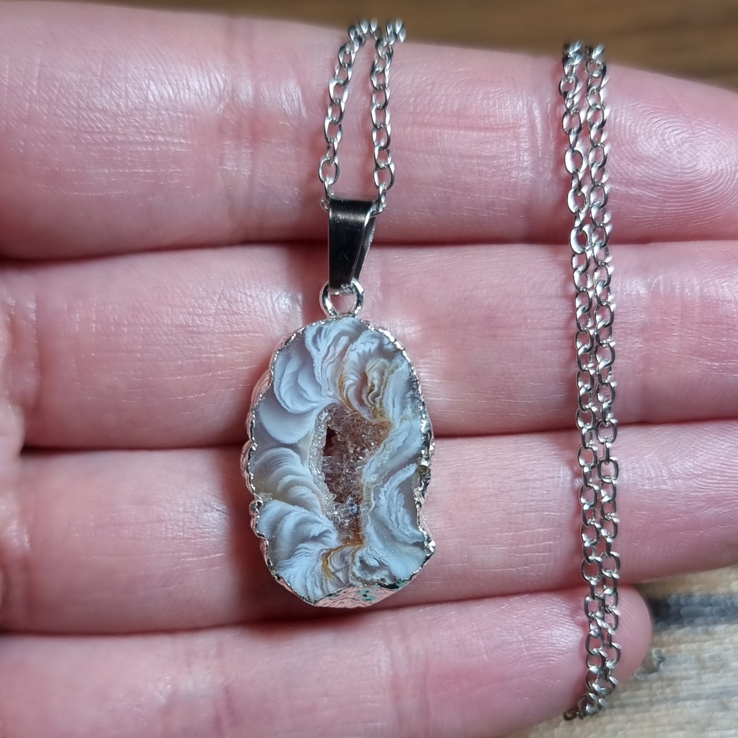 Collar Drusa de Ágata #1