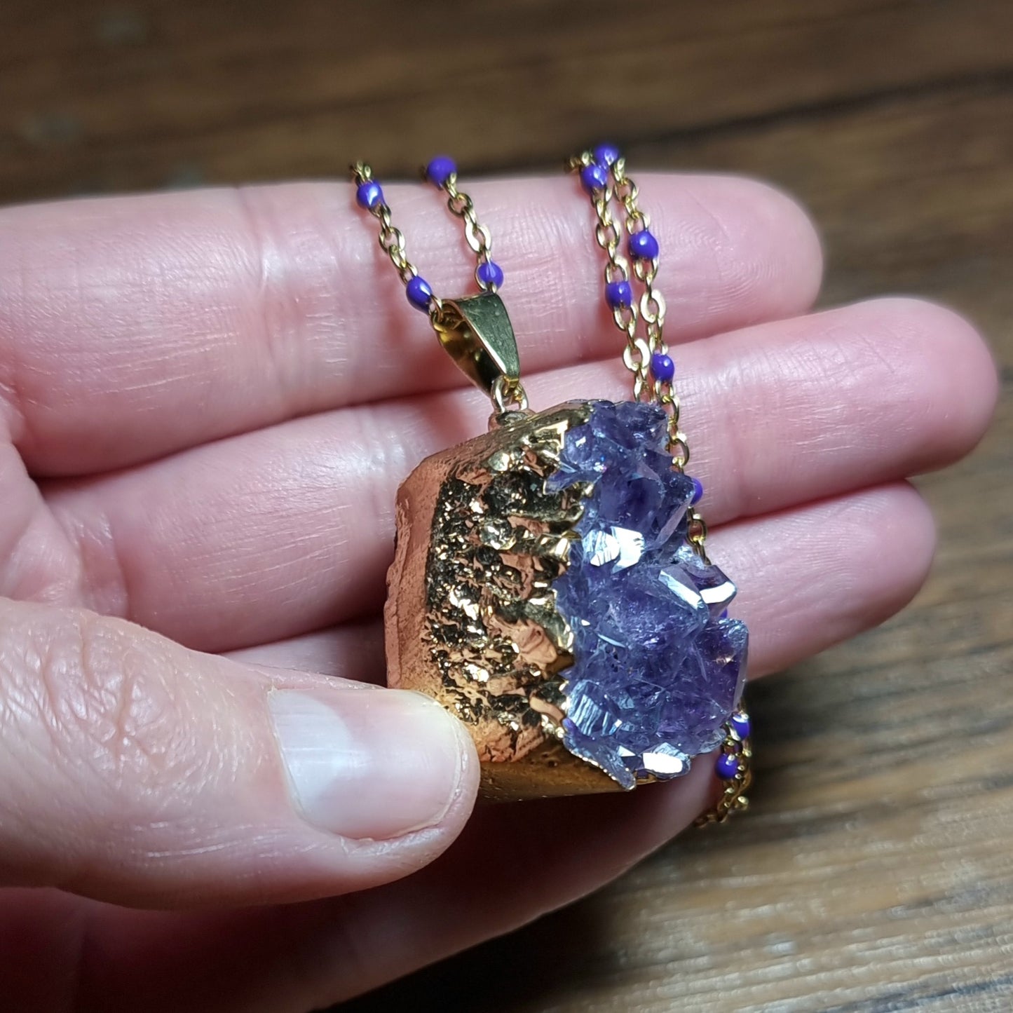 Collar Drusa de Amatista #1