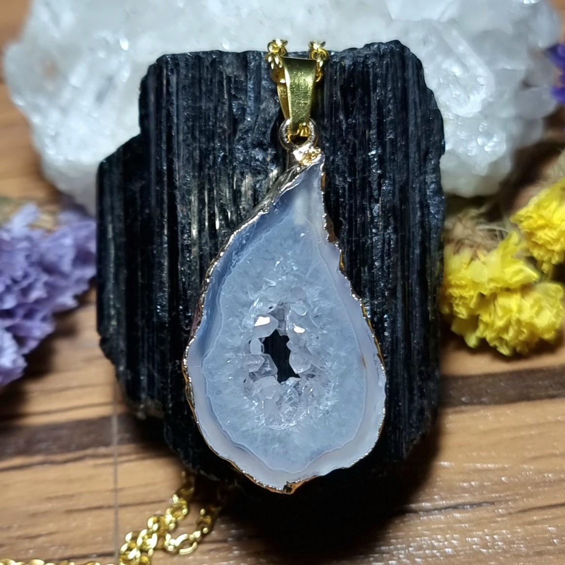 Collar Drusa de Ágata #3