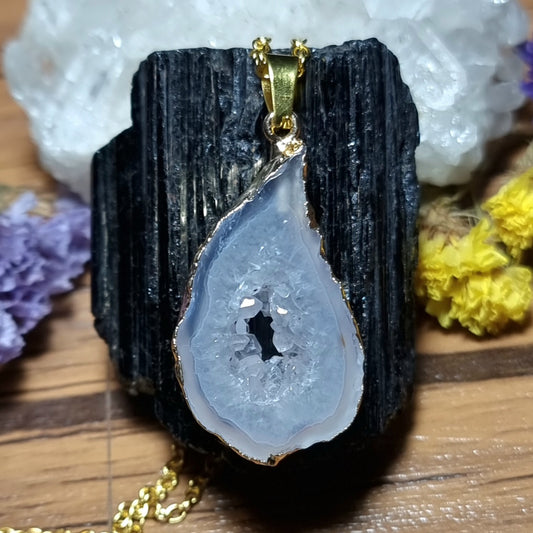 Collar Drusa de Ágata #3