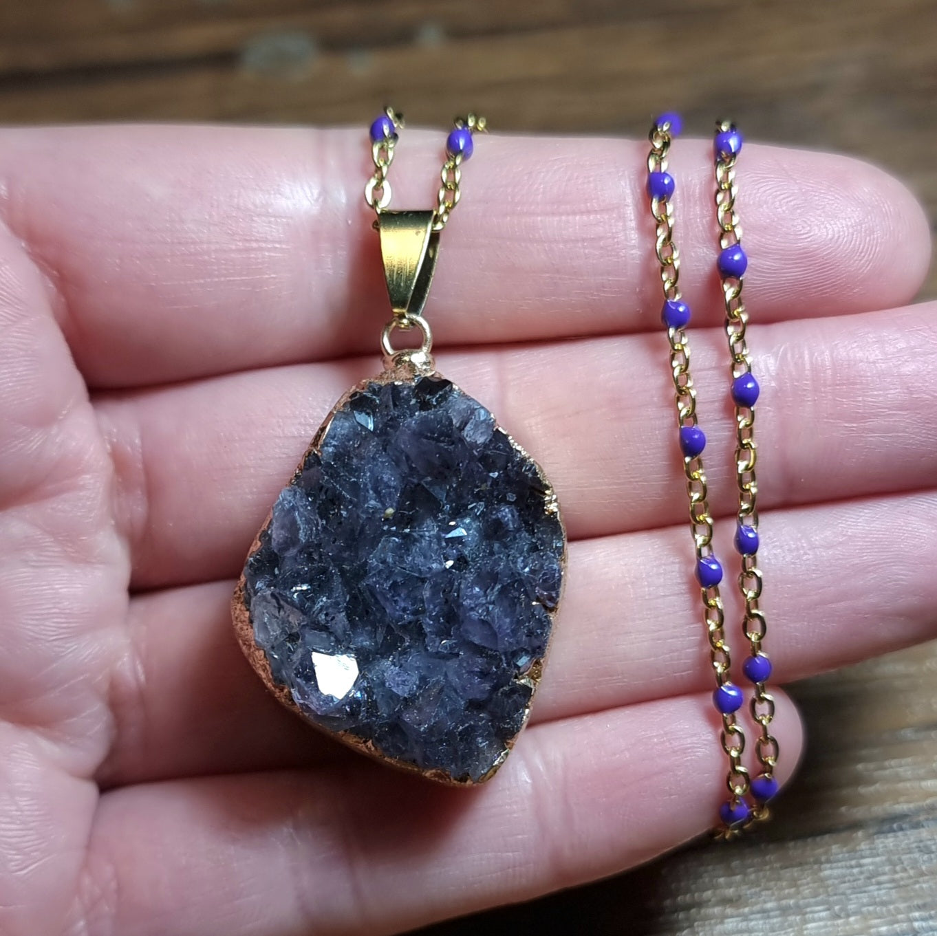 Collar Drusa de Amatista #2