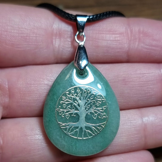 Collar Árbol de la Vida Piedra Aventurina